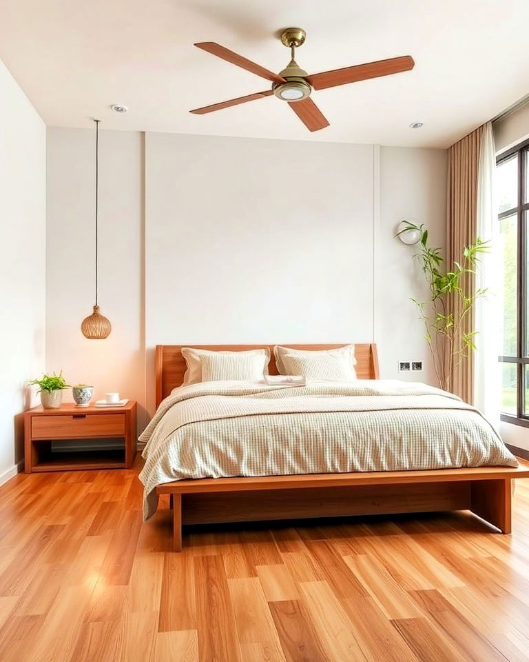 bamboo bedroom flooring for a natural look