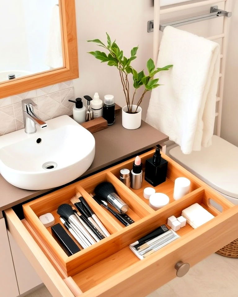 bamboo organizers for a natural look