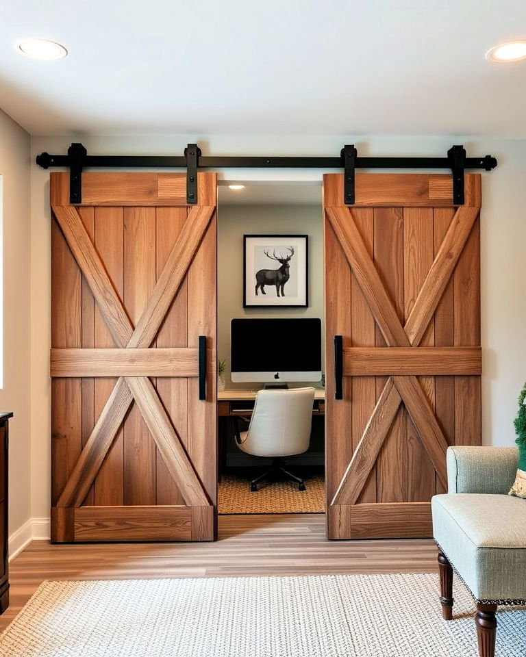 barn doors for a functional statement