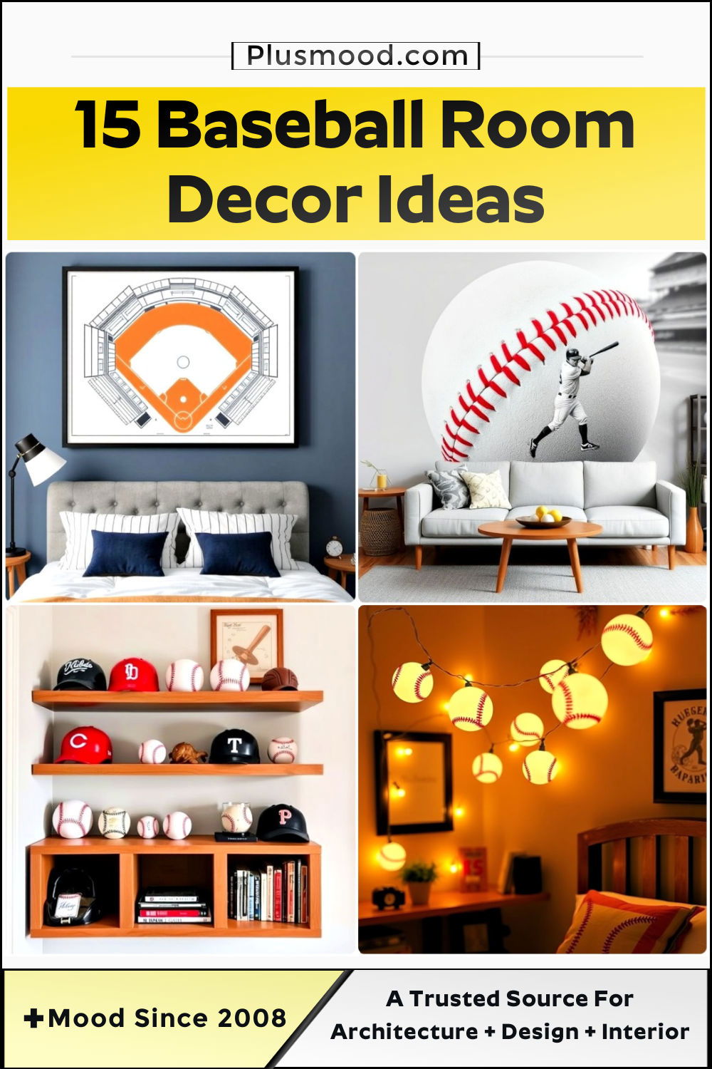 baseball room decor ideas and inspiration