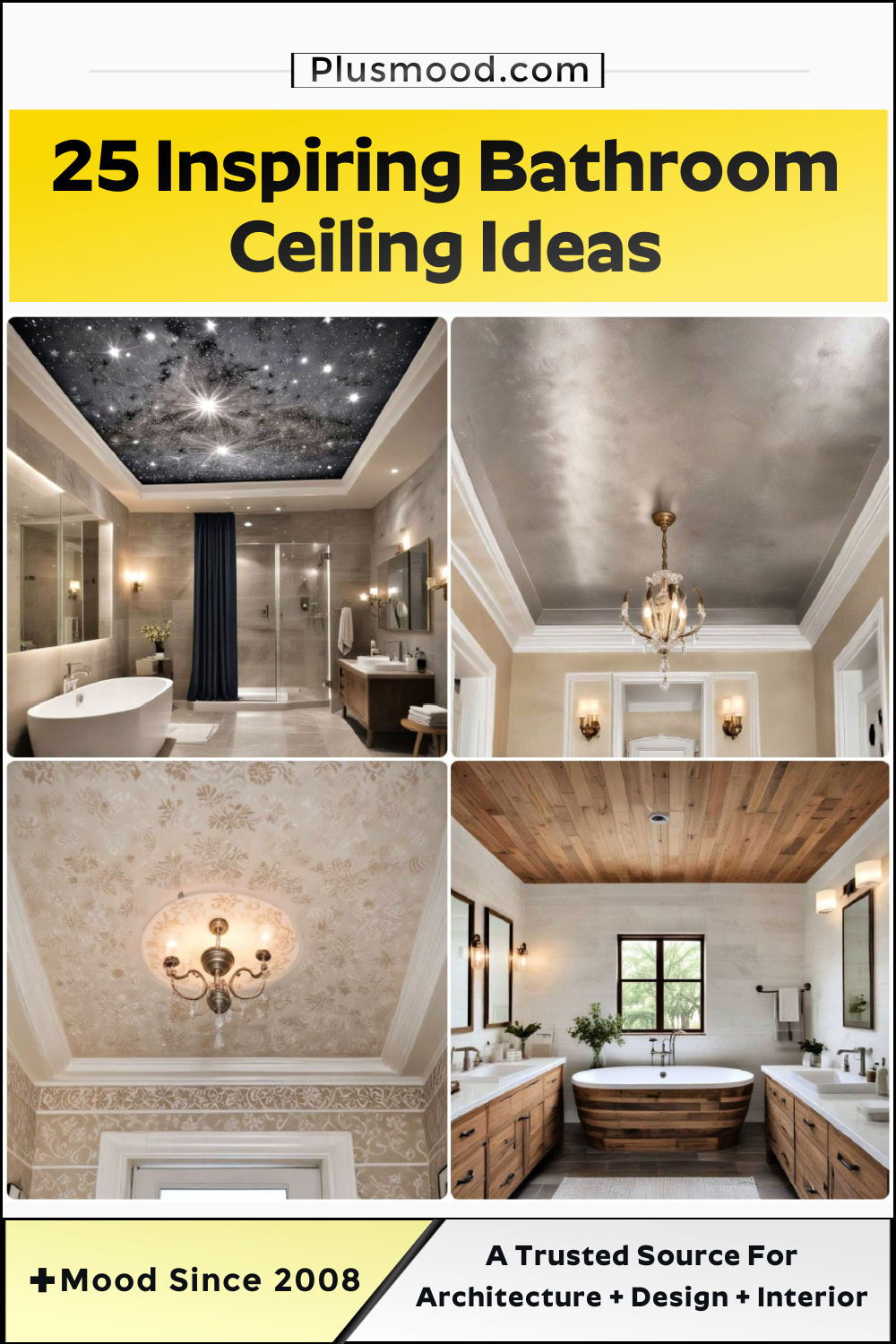 bathroom ceiling ideas and inspiration