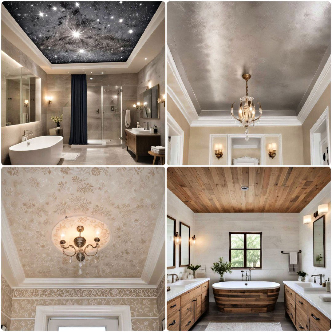 25 Bathroom Ceiling Ideas for A Unique Look