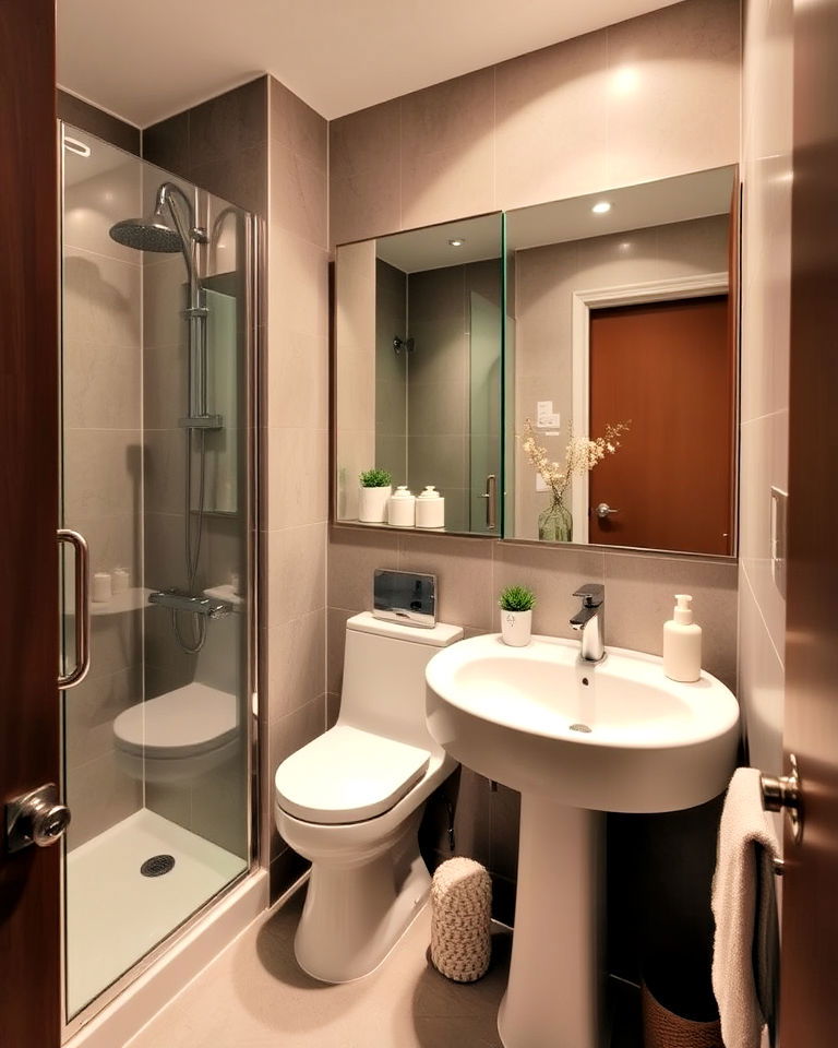 bathroom corner sink installation
