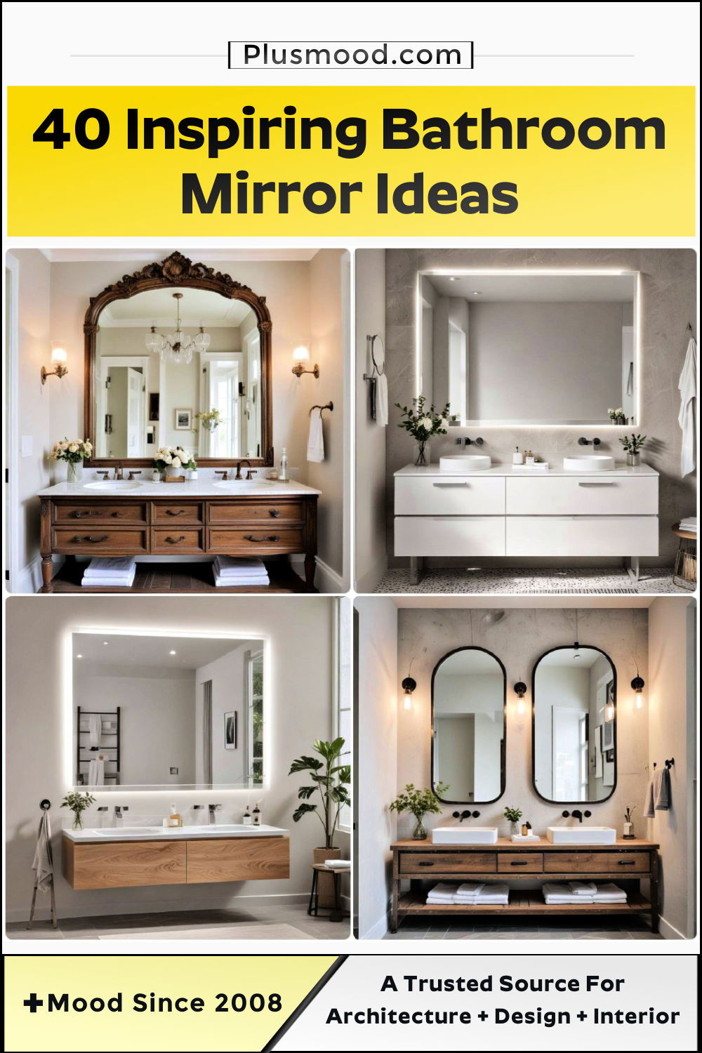 bathroom mirror ideas and inspiration