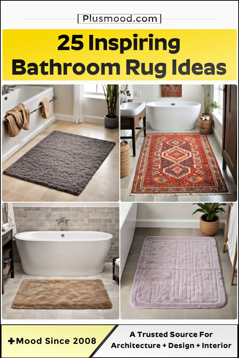 bathroom rug ideas and inspiration