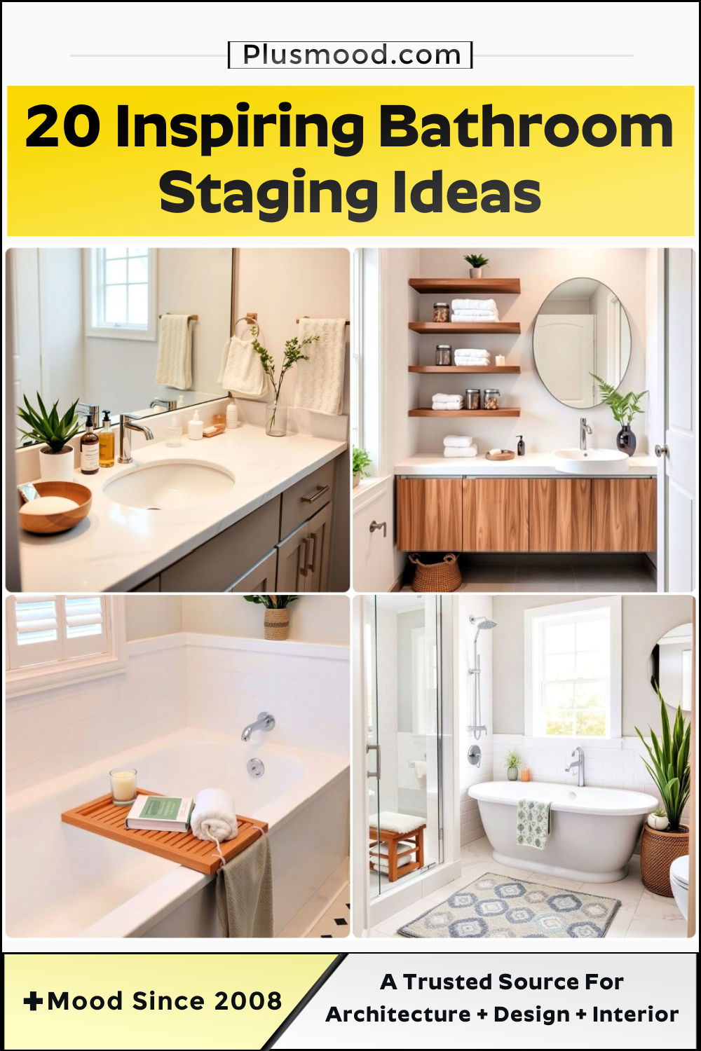 bathroom staging ideas and inspiration