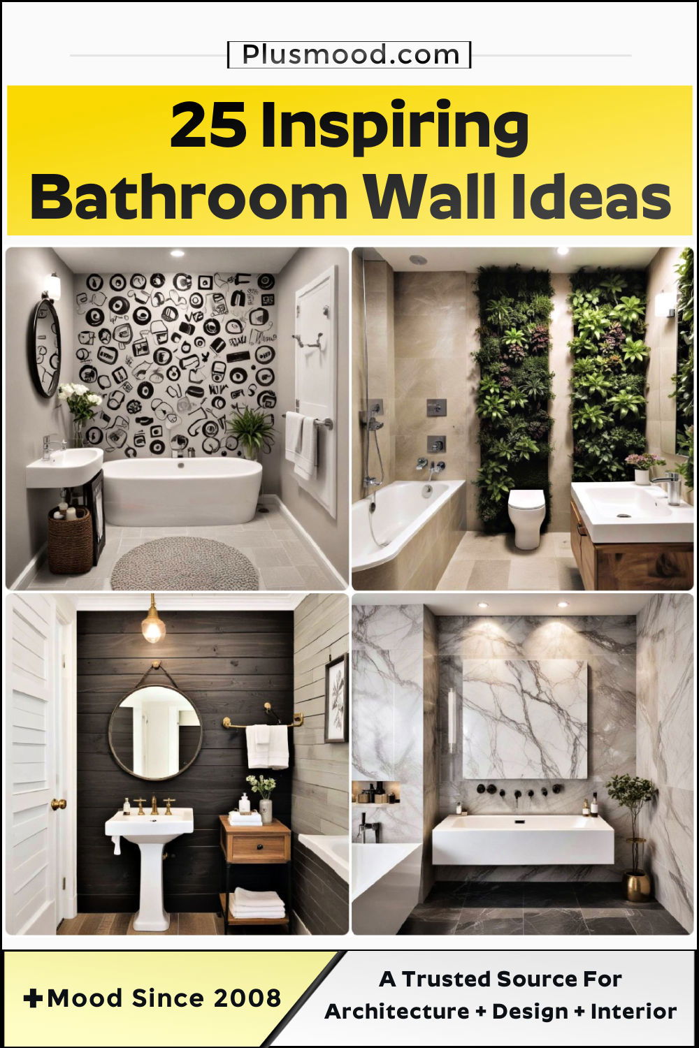 bathroom wall ideas and inspiration