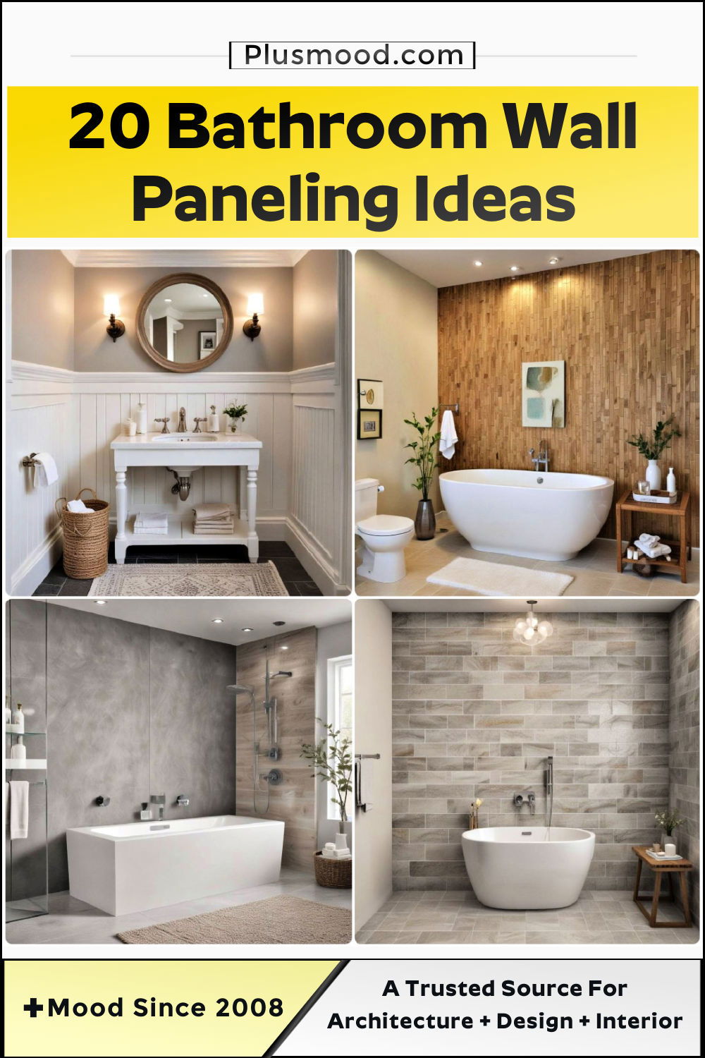 bathroom wall paneling ideas and inspiration