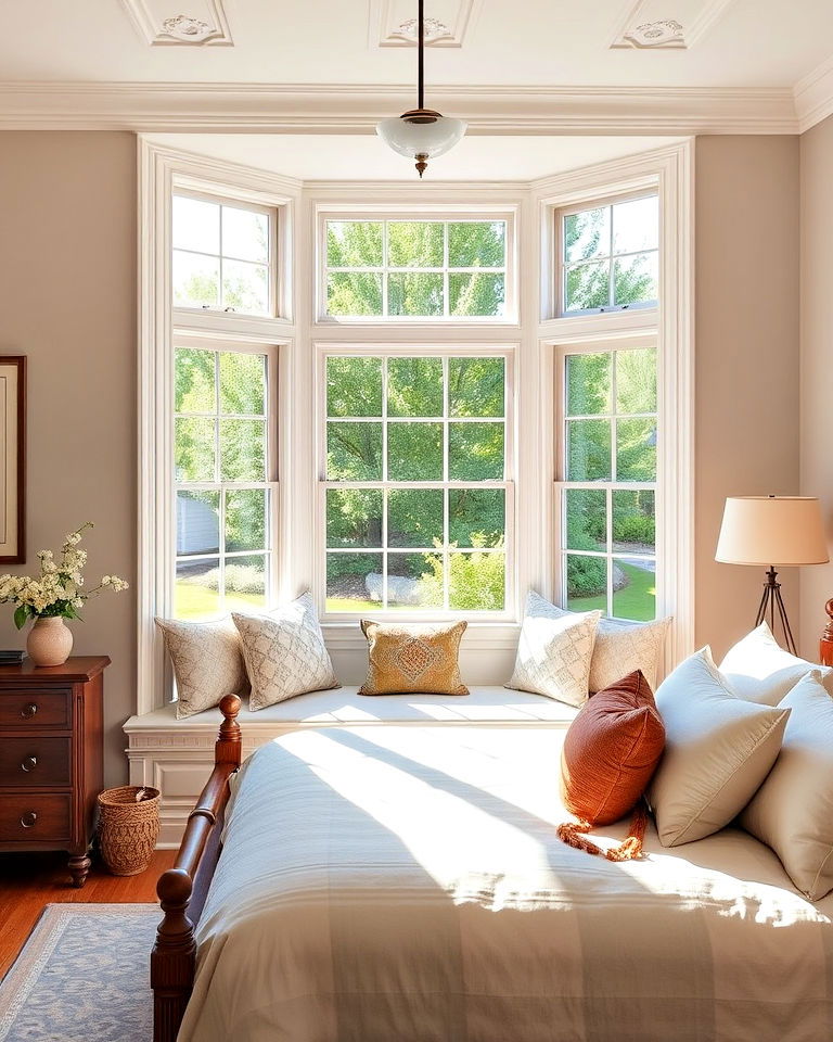 bay windows with built in seating