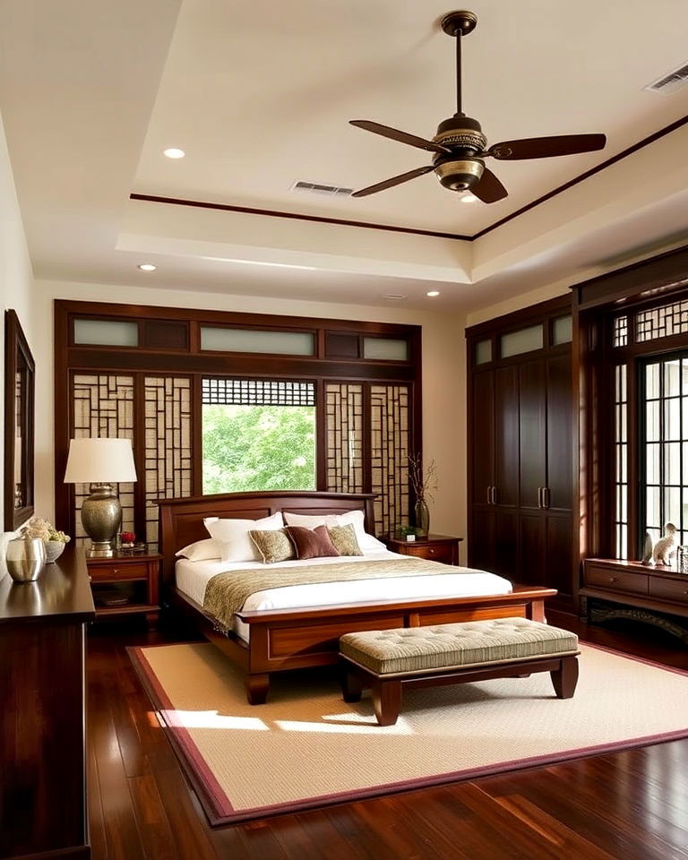 beautiful and elegant dark wood bedroom furniture