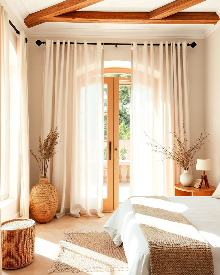 beautiful hang sheer curtains