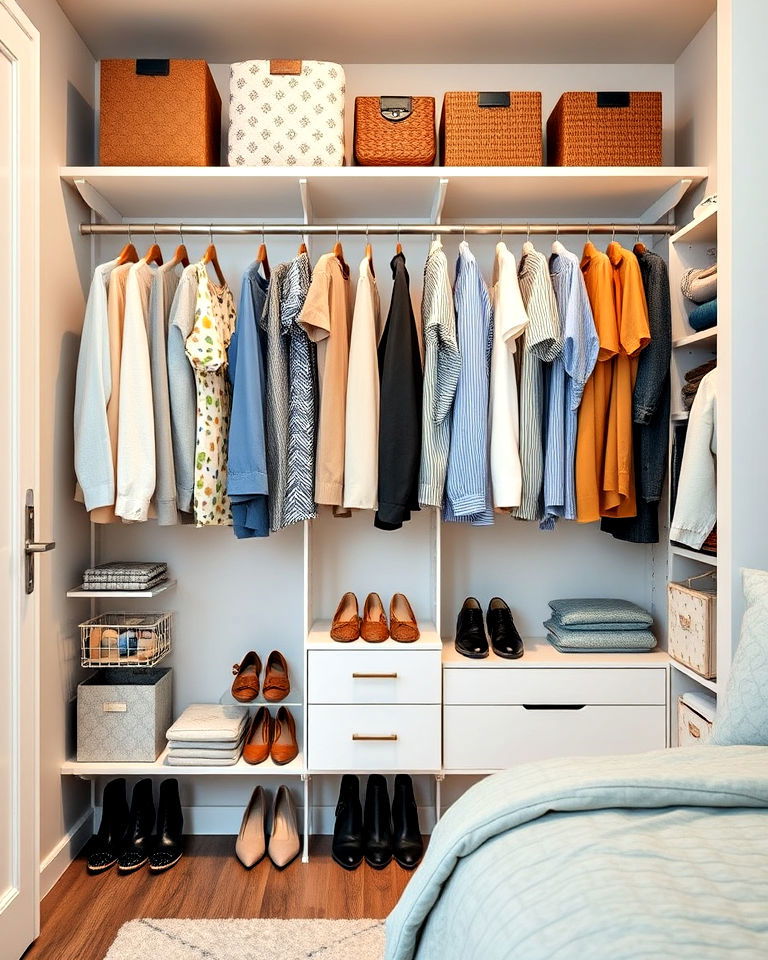 bedroom closet organizer