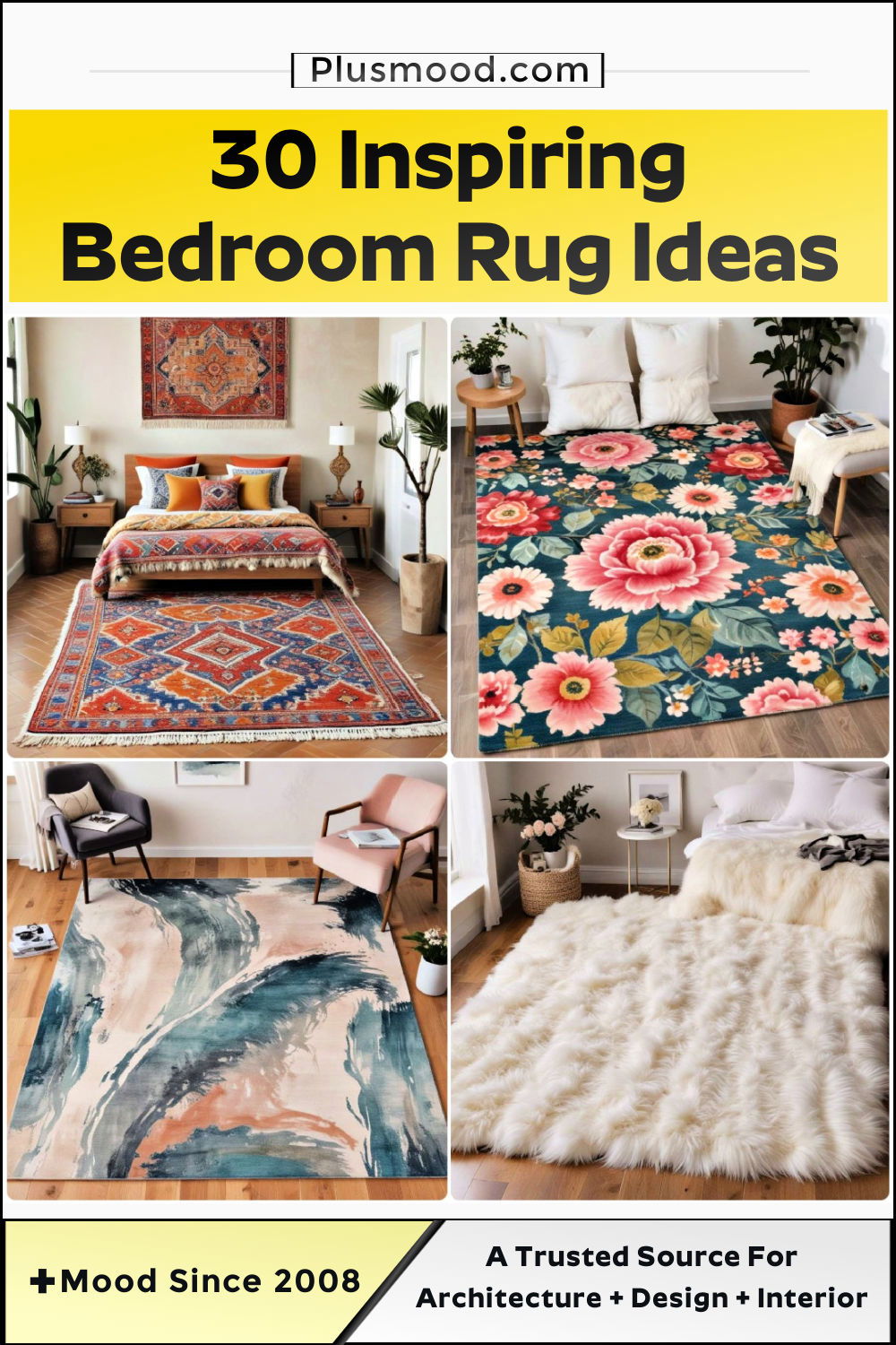 bedroom rug ideas and inspiration