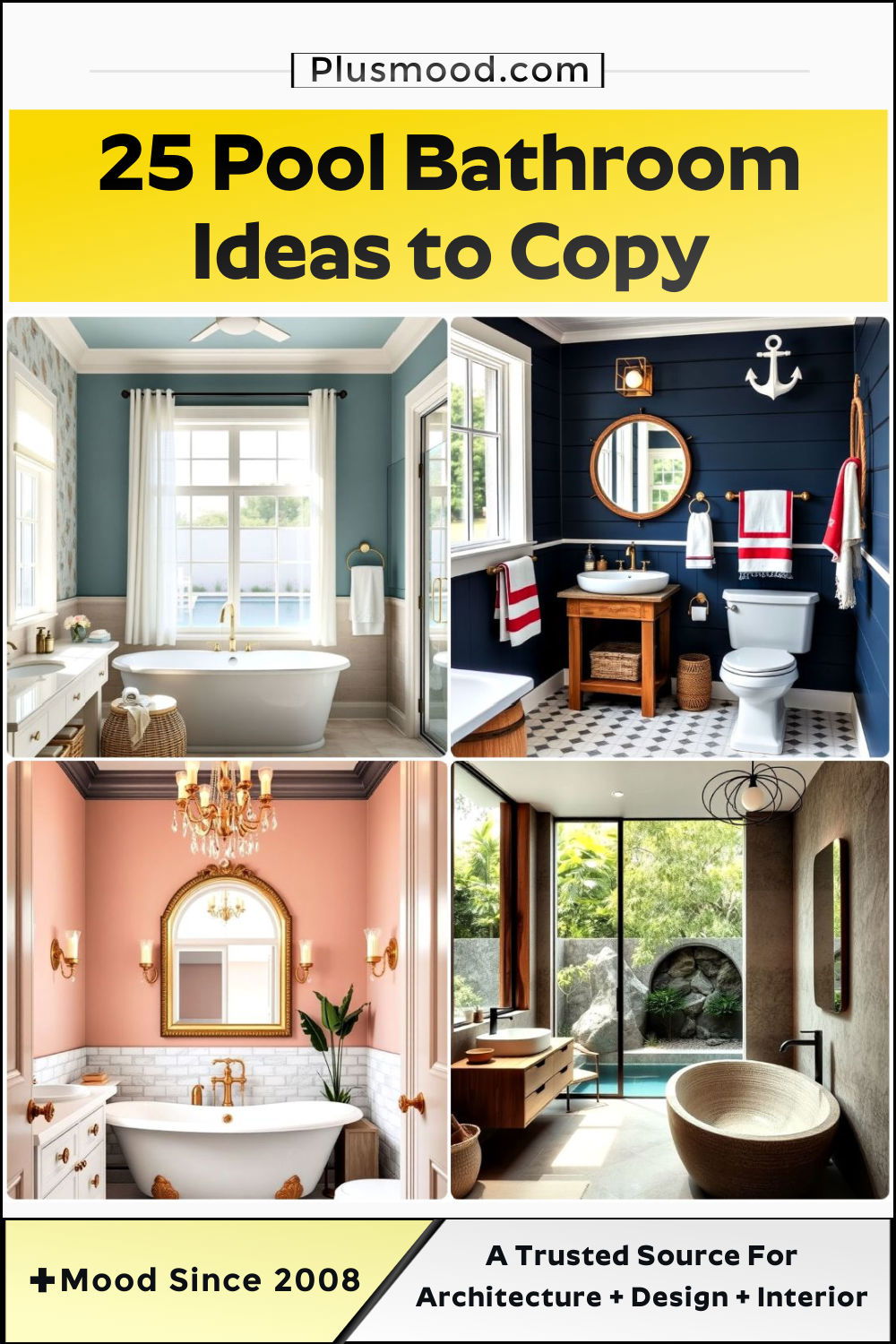 best pool bathroom ideas