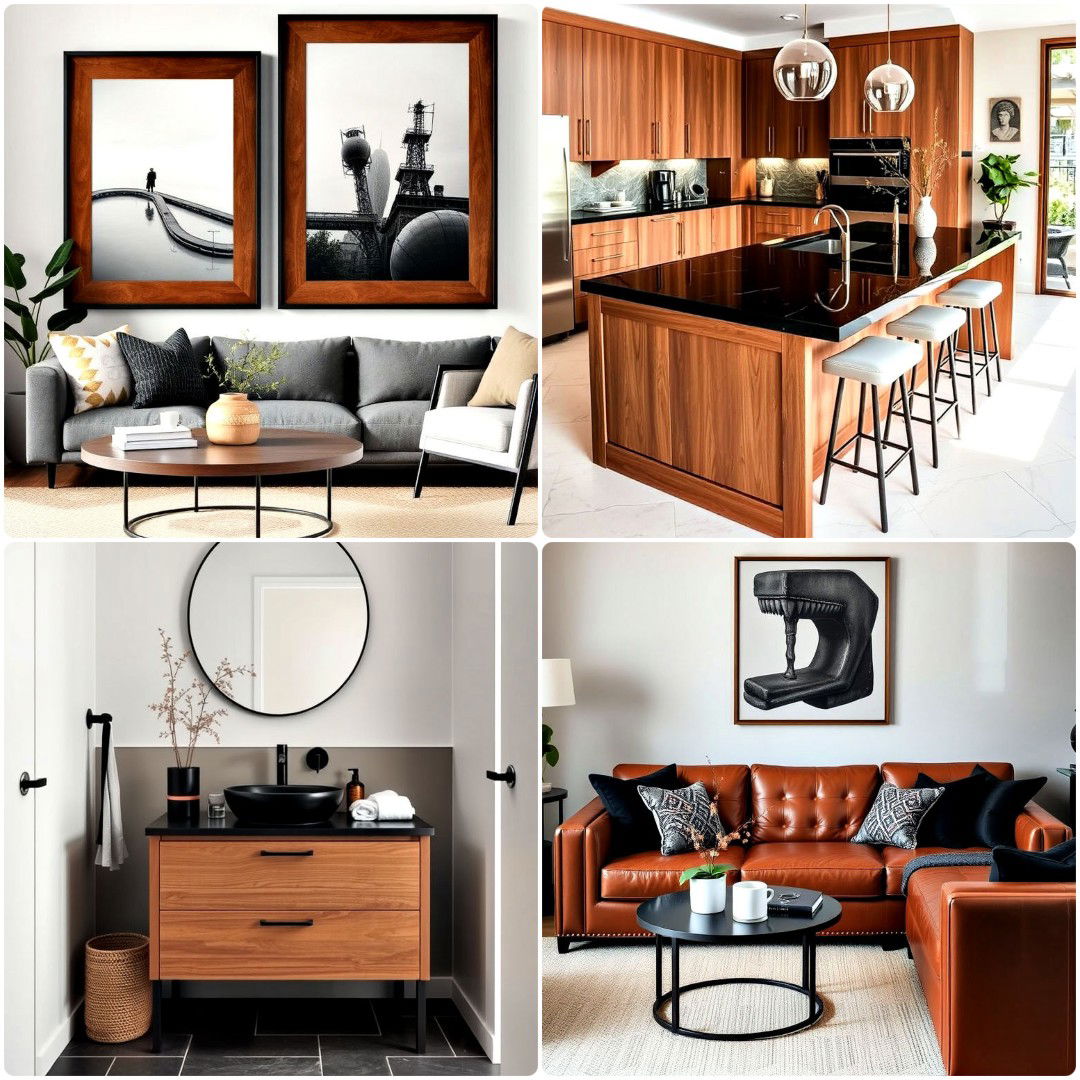 25 Black and Brown Interior Design Ideas To Copy