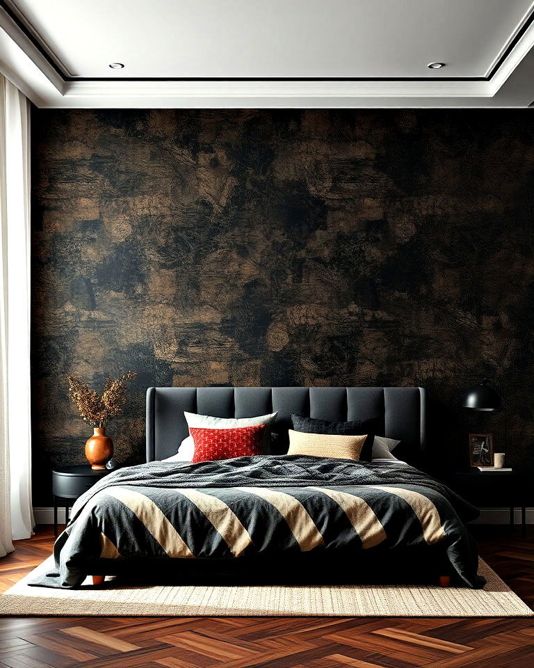 black and brown textured wallpaper