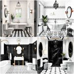 black and white bathroom tile ideas