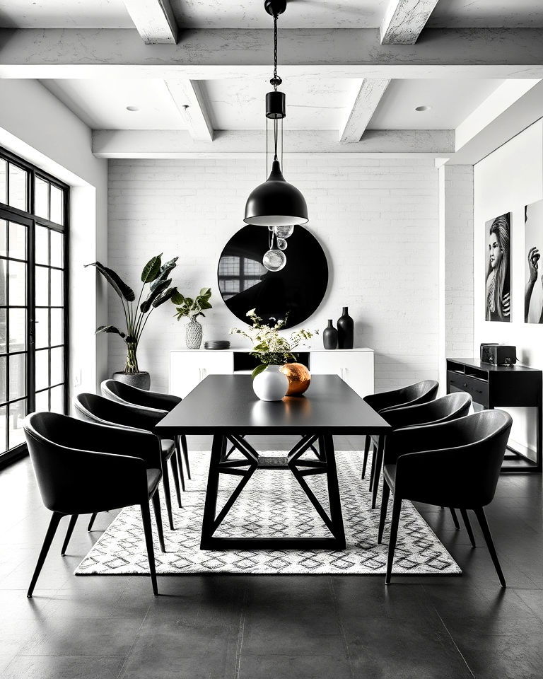 black and white color scheme