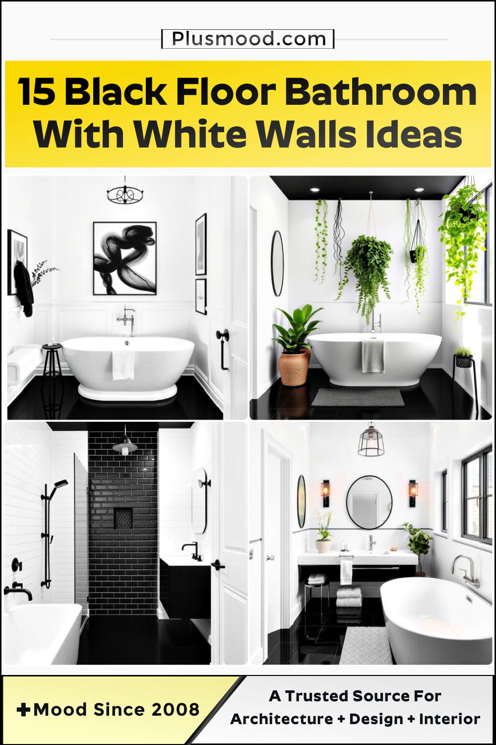 black floor bathroom with white walls ideas and inspiration