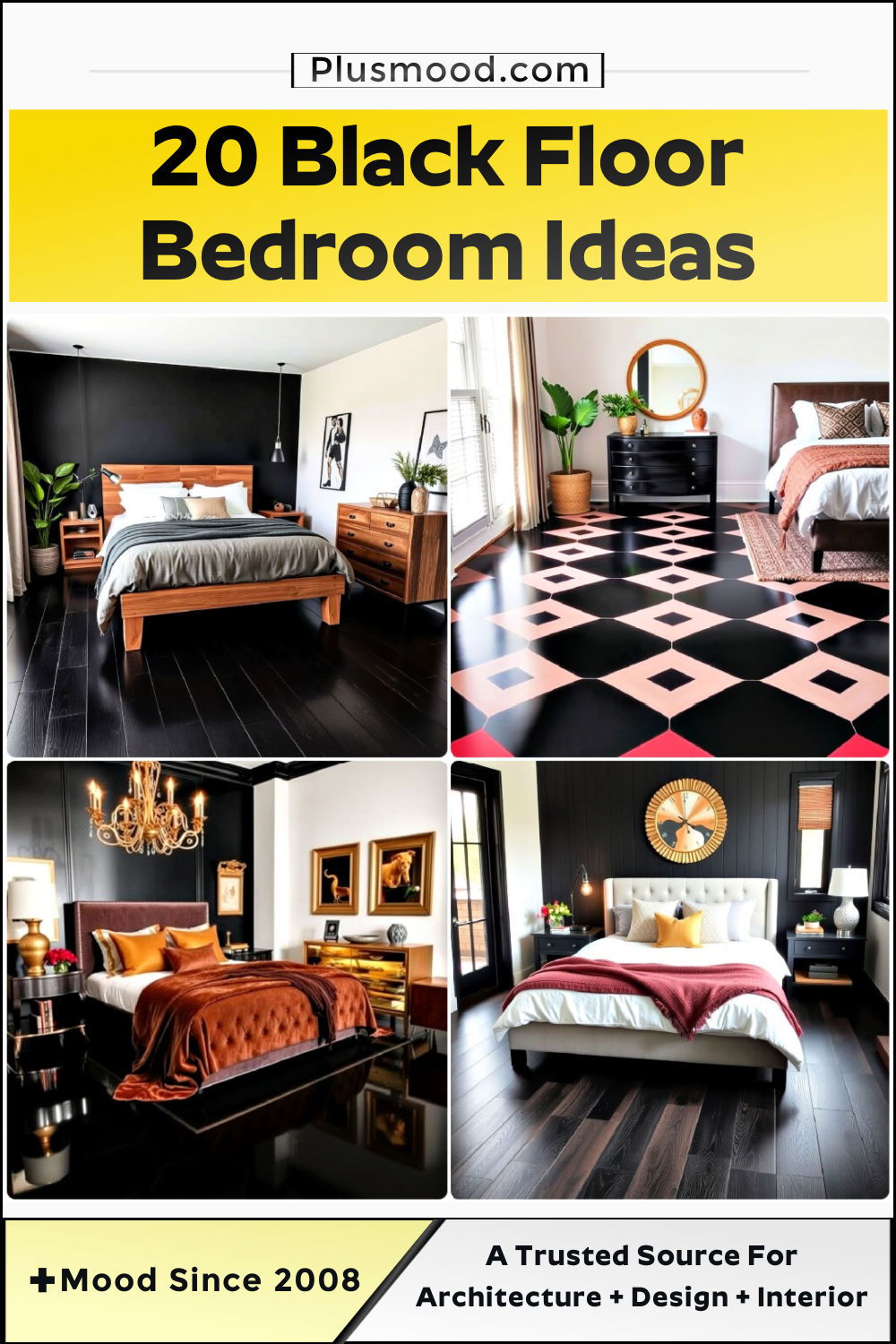 black floor bedroom ideas and inspiration