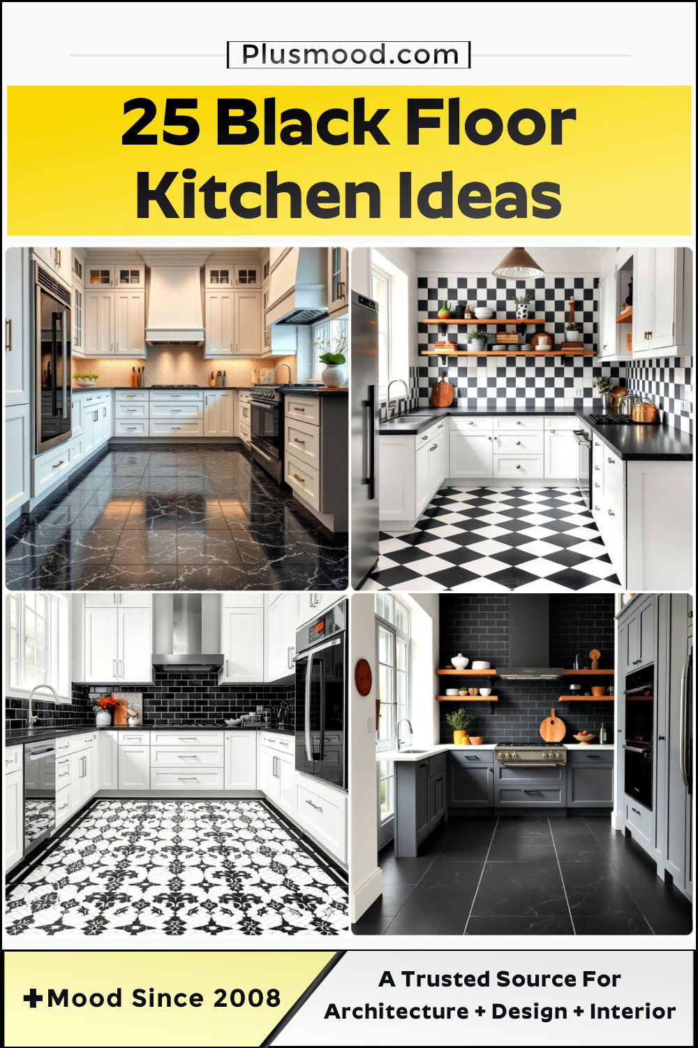 black floor kitchen ideas and inspiration