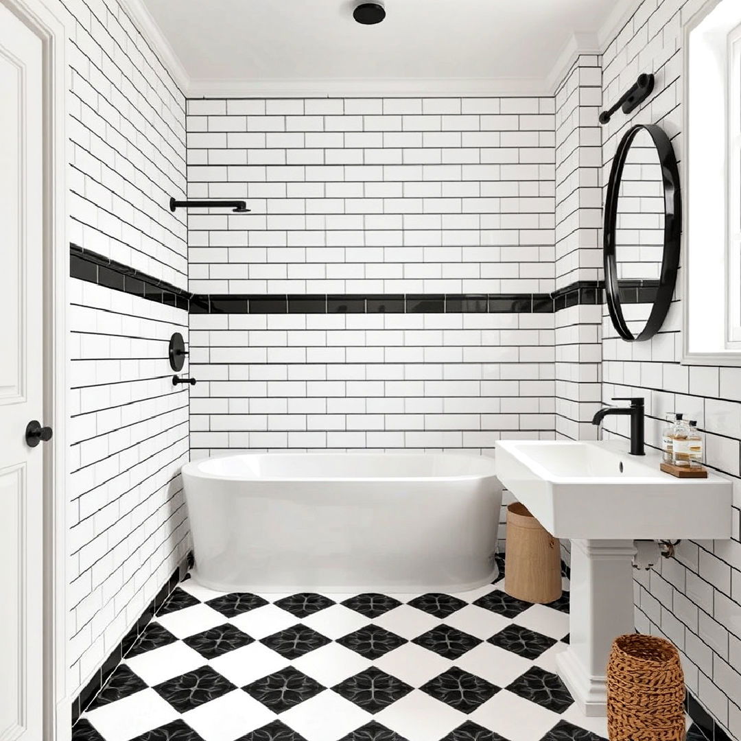 black grout for subtle definition
