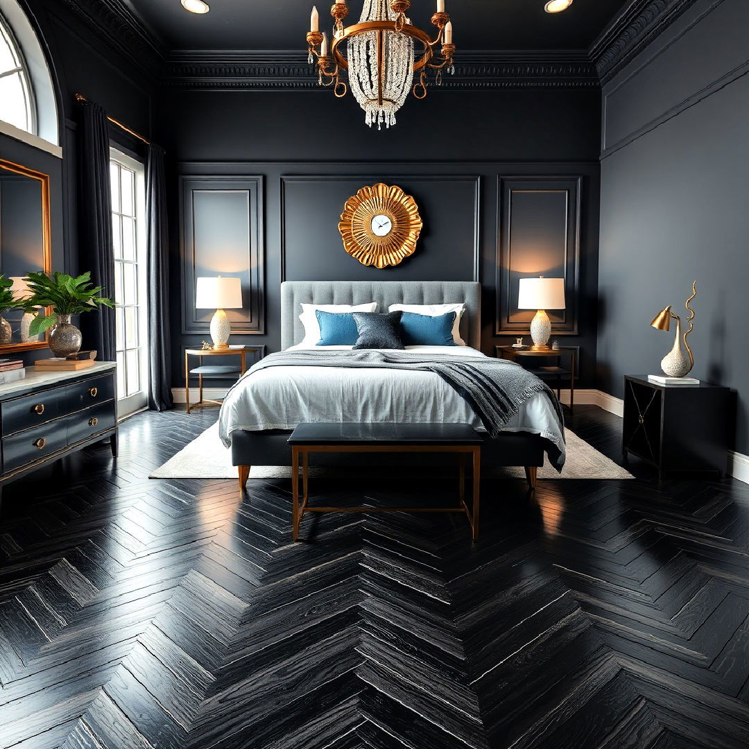 black vinyl flooring bedroom for affordability