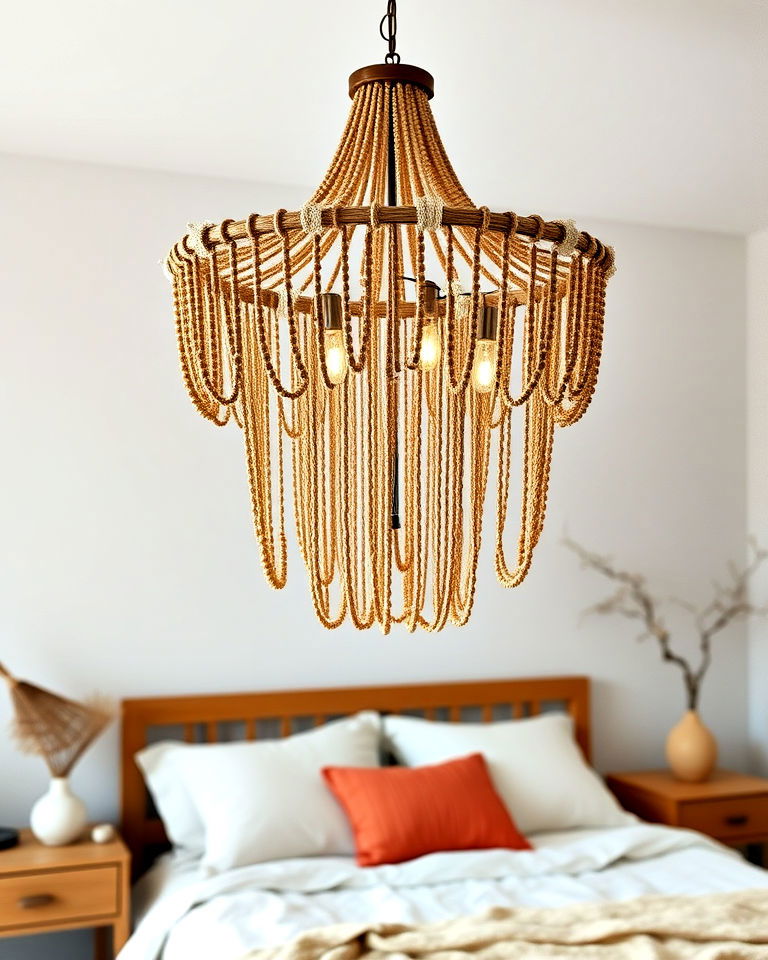 bohemian beaded chandelier