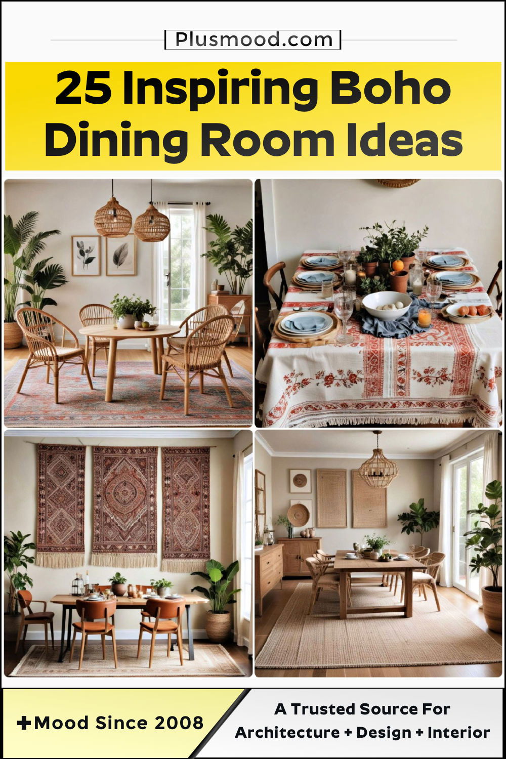 boho dining room ideas and inspiration