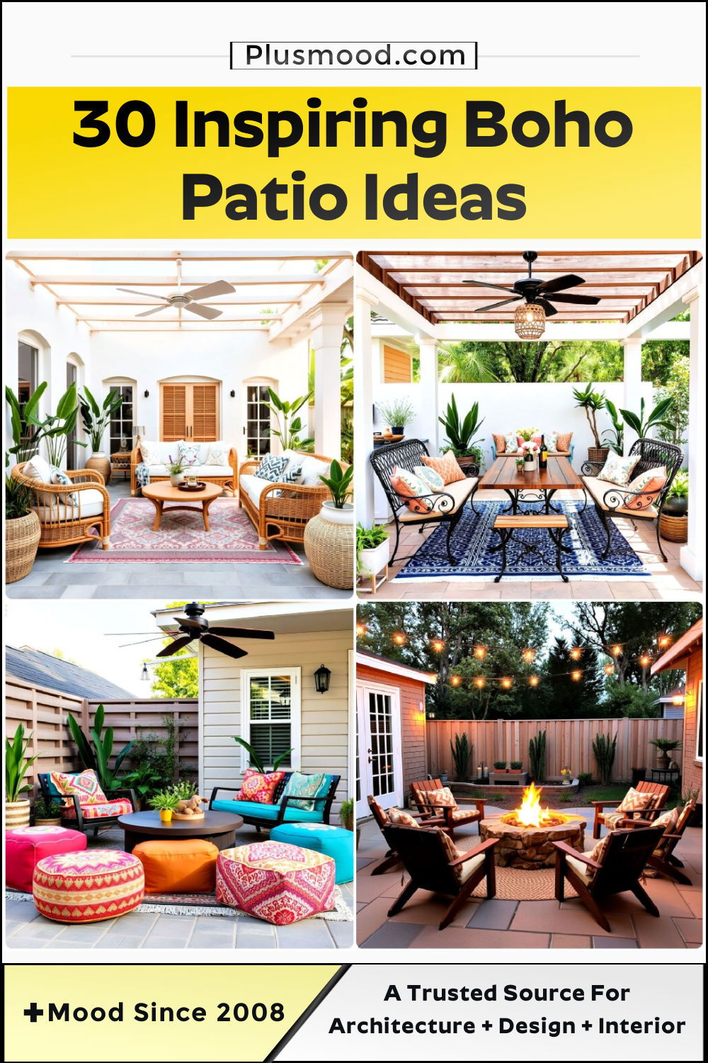 boho patio ideas and inspiration