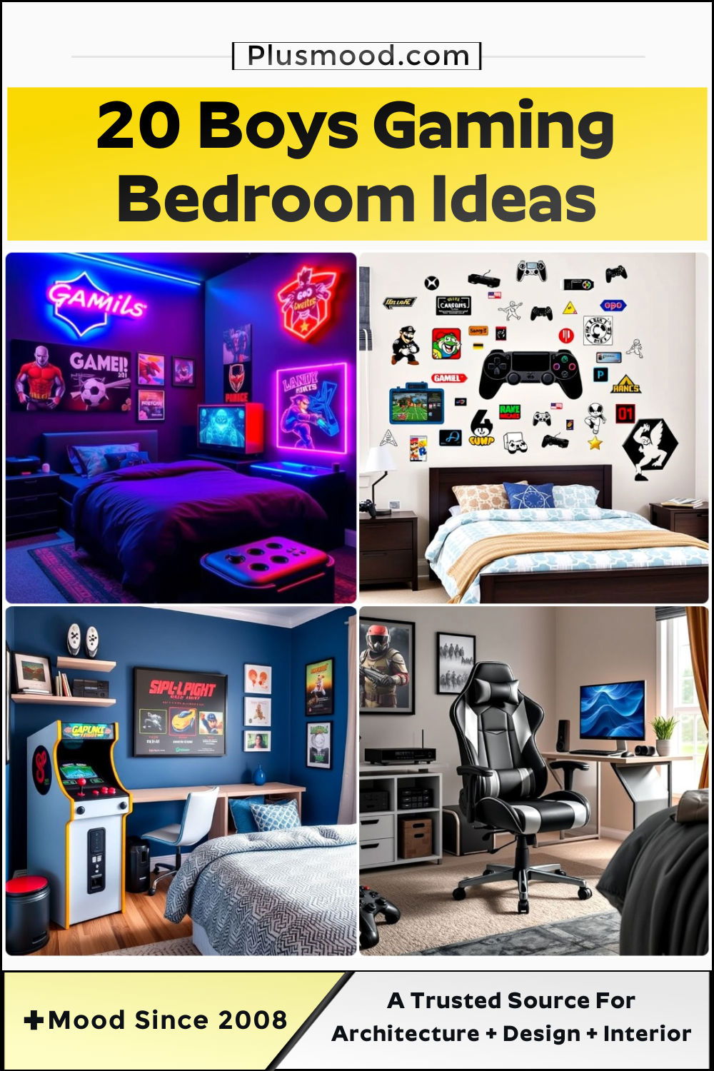 boys gaming bedroom ideas and inspiration