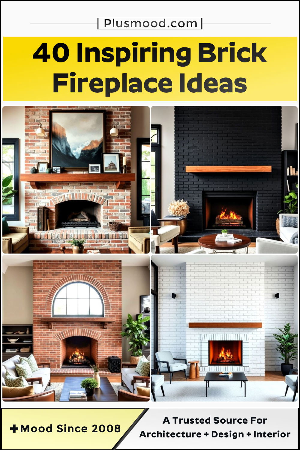 brick fireplace ideas and inspiration