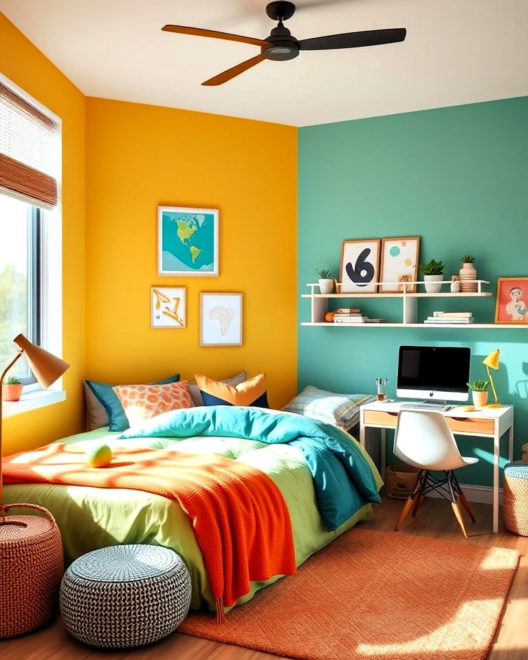 bright and inviting colors