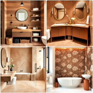 brown bathroom ideas