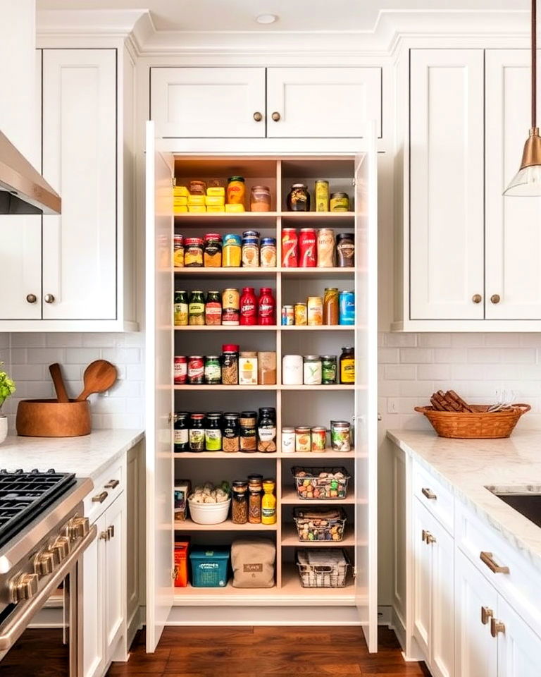 built in pantry cabinets for kitchen