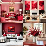 burgundy living room ideas