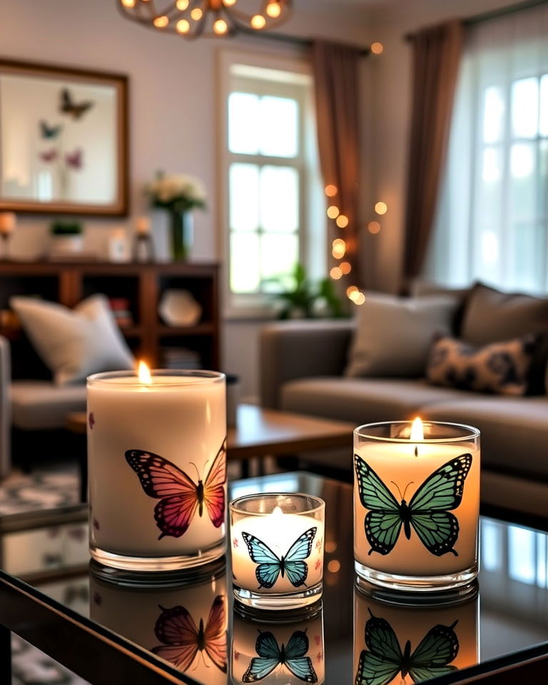 butterfly candles