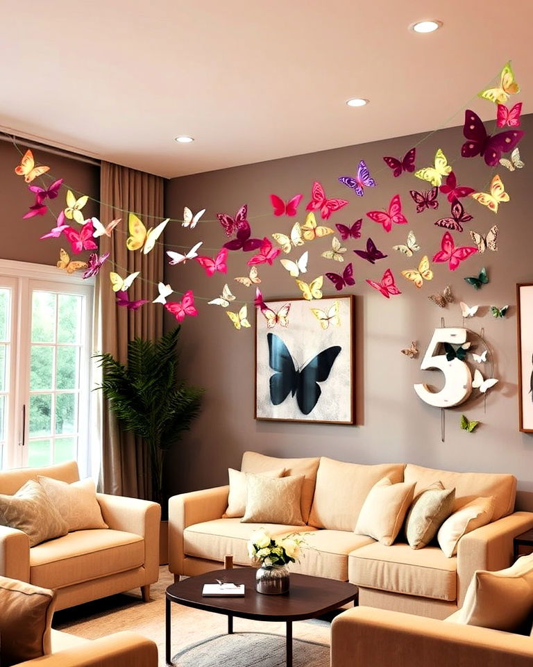 butterfly garland