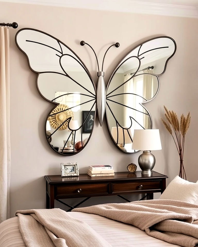 butterfly shaped mirrors