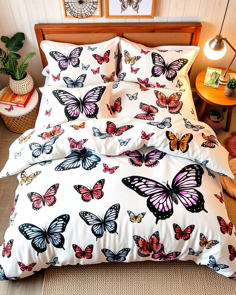 butterfly themed bedding