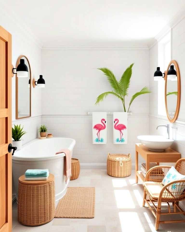 cabana style pool bathroom