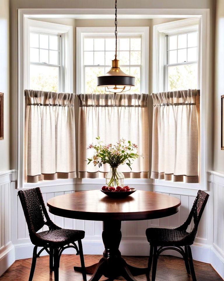 cafe curtains for the dining room
