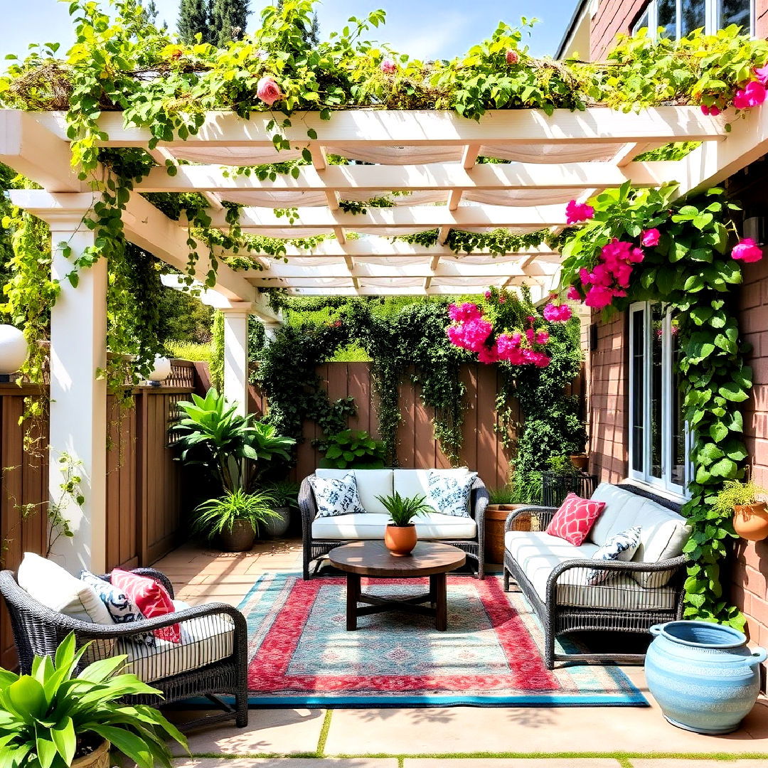 canopy or pergola to relax