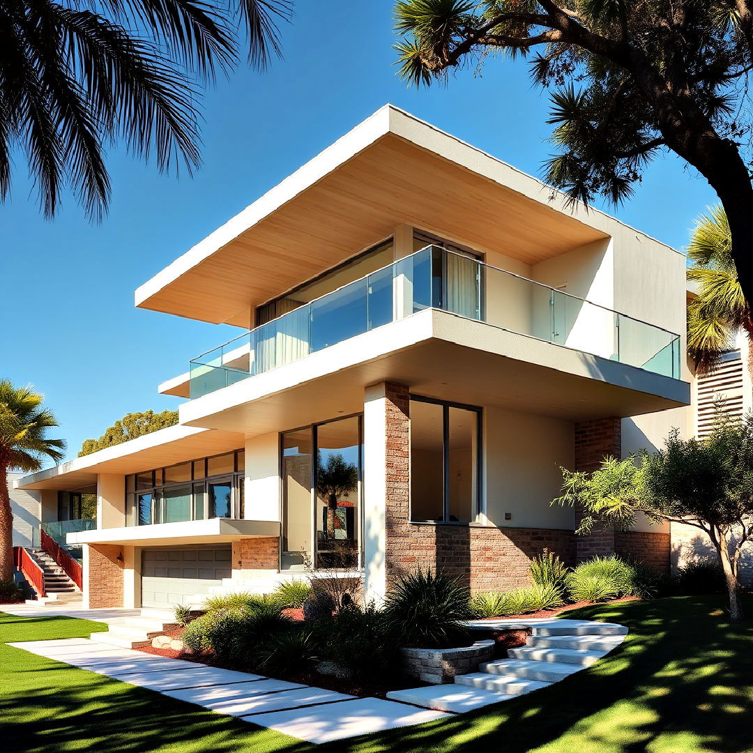 cantilevered home structure