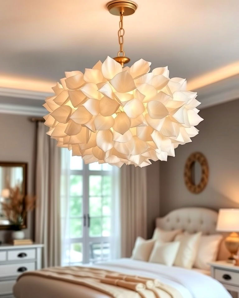 capiz shell chandelier