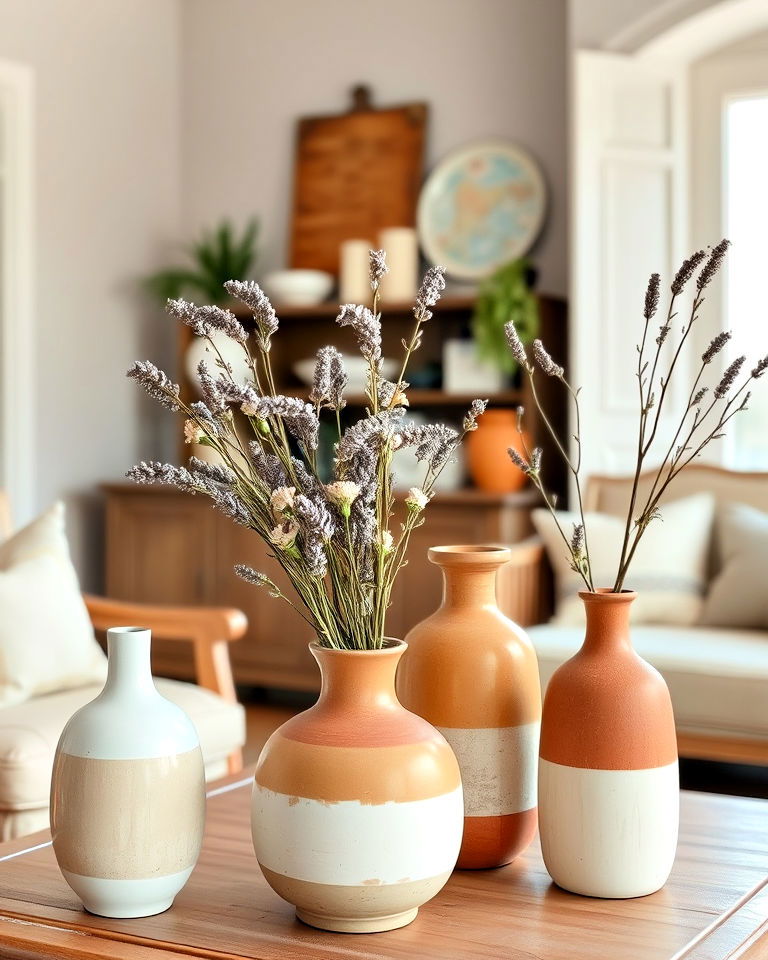 ceramic vases and pottery for the living room