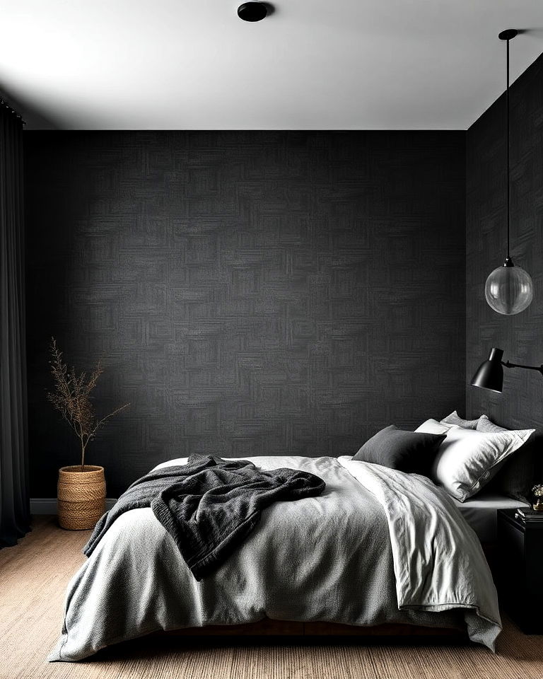 charcoal textured wallpaper