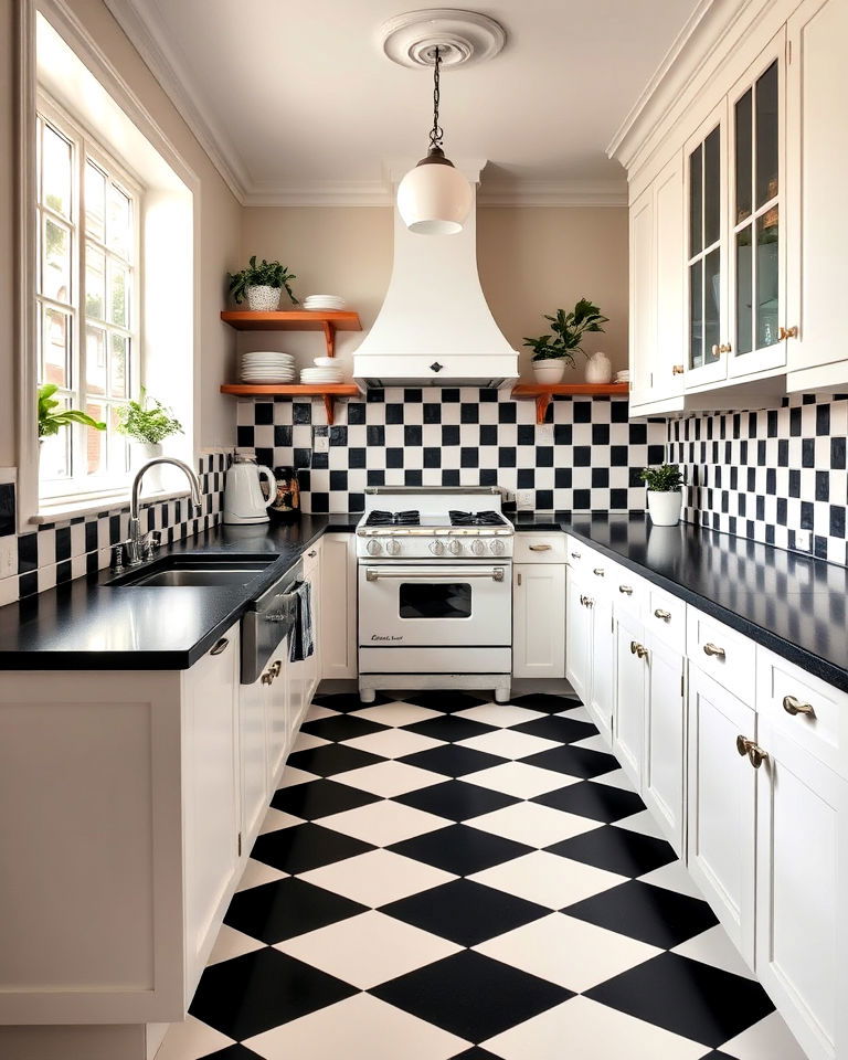 checkerboard tile