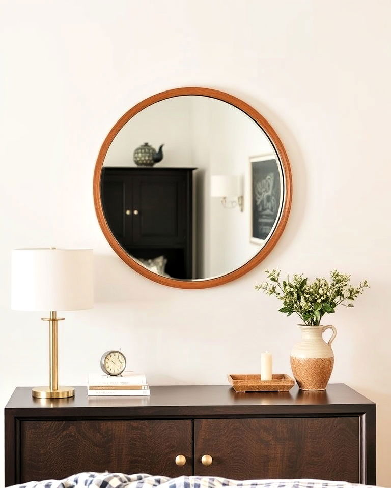 circular accent mirror