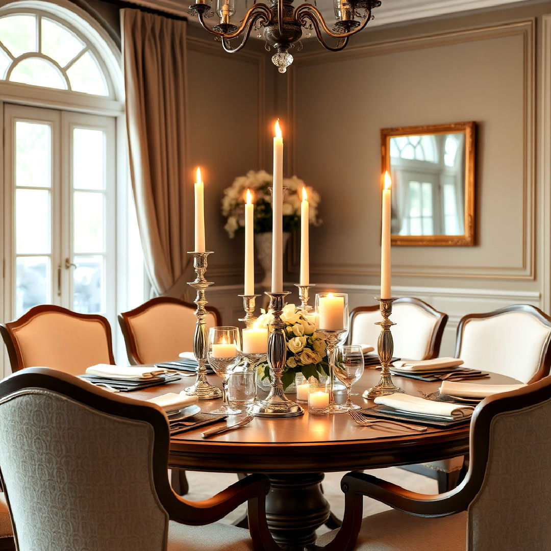 classic candlesticks for timeless ambiance